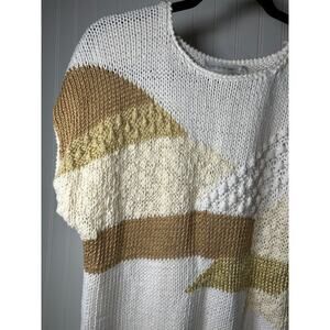 Couture Lady Knitted by Hand Gorgeous Knit Shirt Size 20W